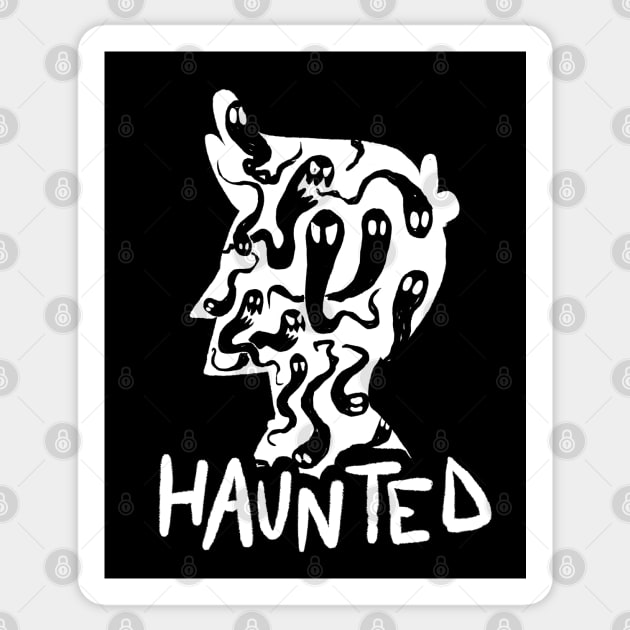 Haunted Sticker by forsakenstar